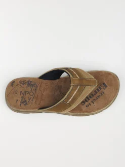 Nu-pied entredoigt marron homme (41-46)