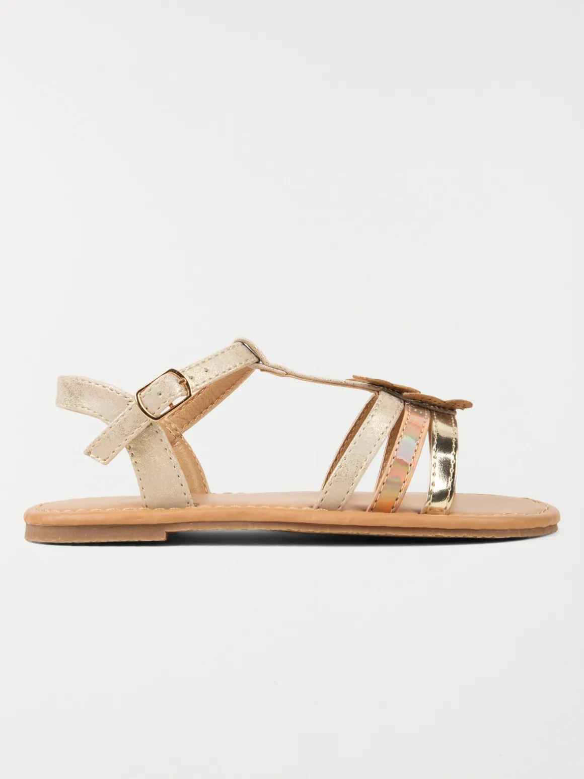 Nu-pieds fille papillons (31-35)
