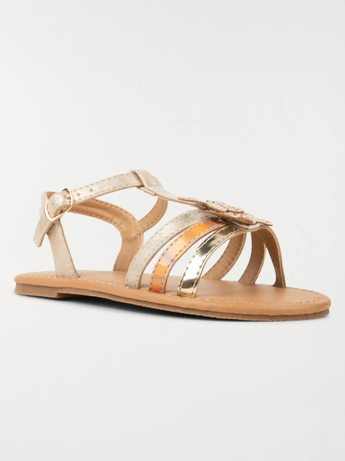 Nu-pieds fille papillons (31-35)