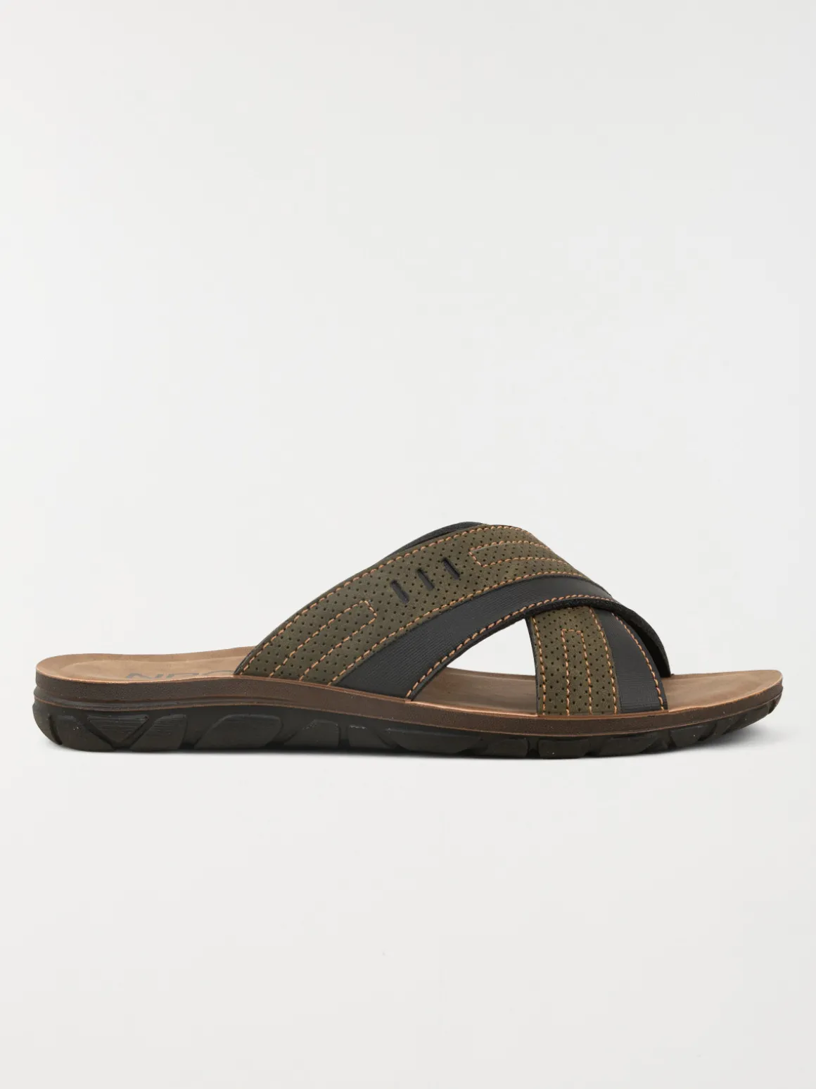 Nu-pieds marrons homme (40-46)
