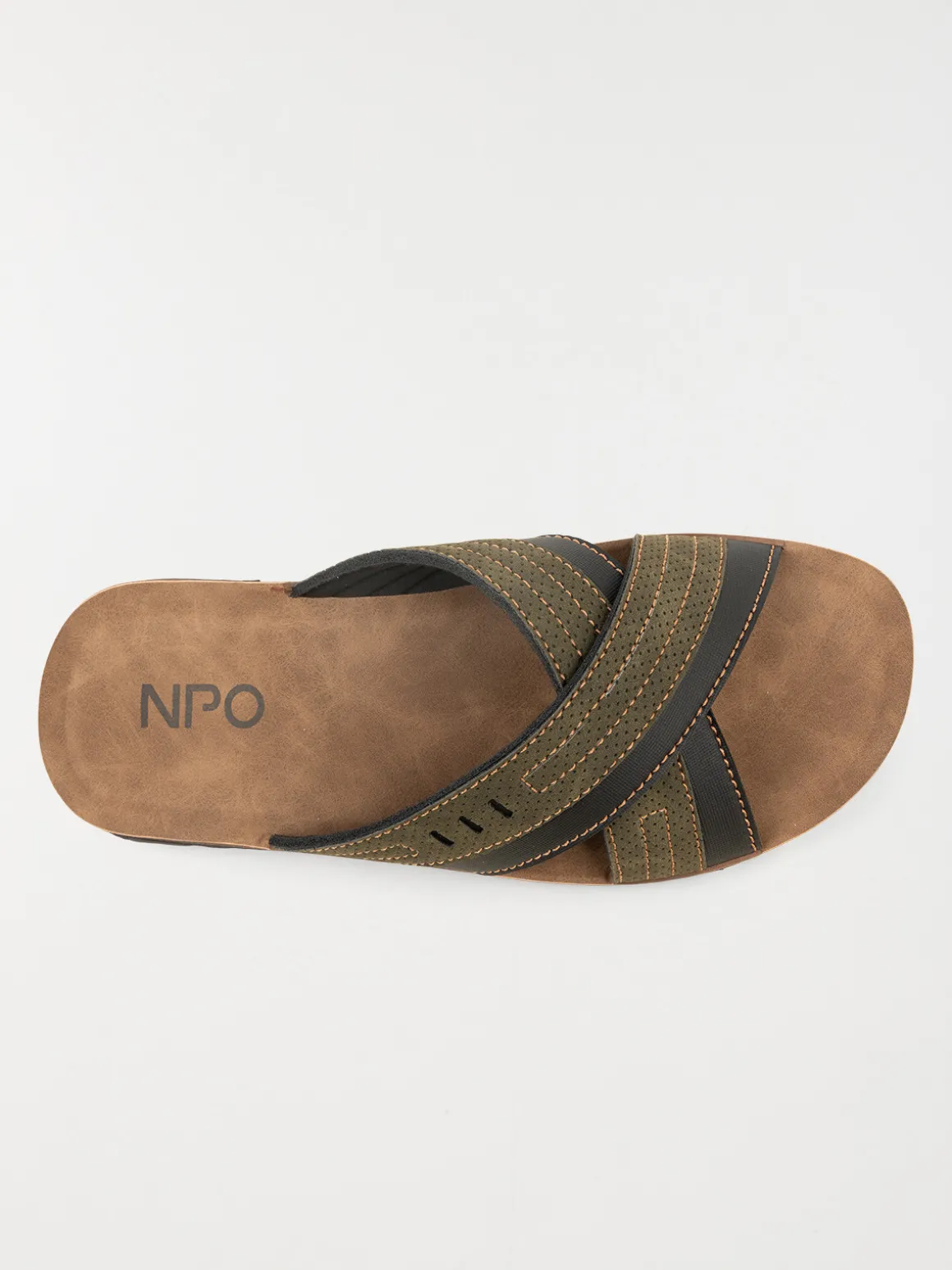 Nu-pieds marrons homme (40-46)
