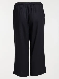 Pantacourt noir grande taille femme