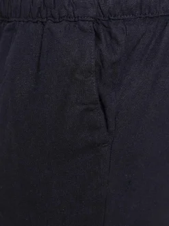 Pantacourt noir grande taille femme