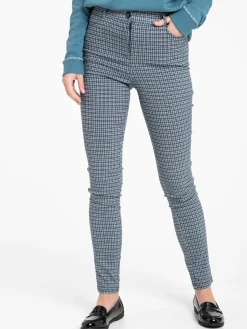 Pantalon à carreaux femme