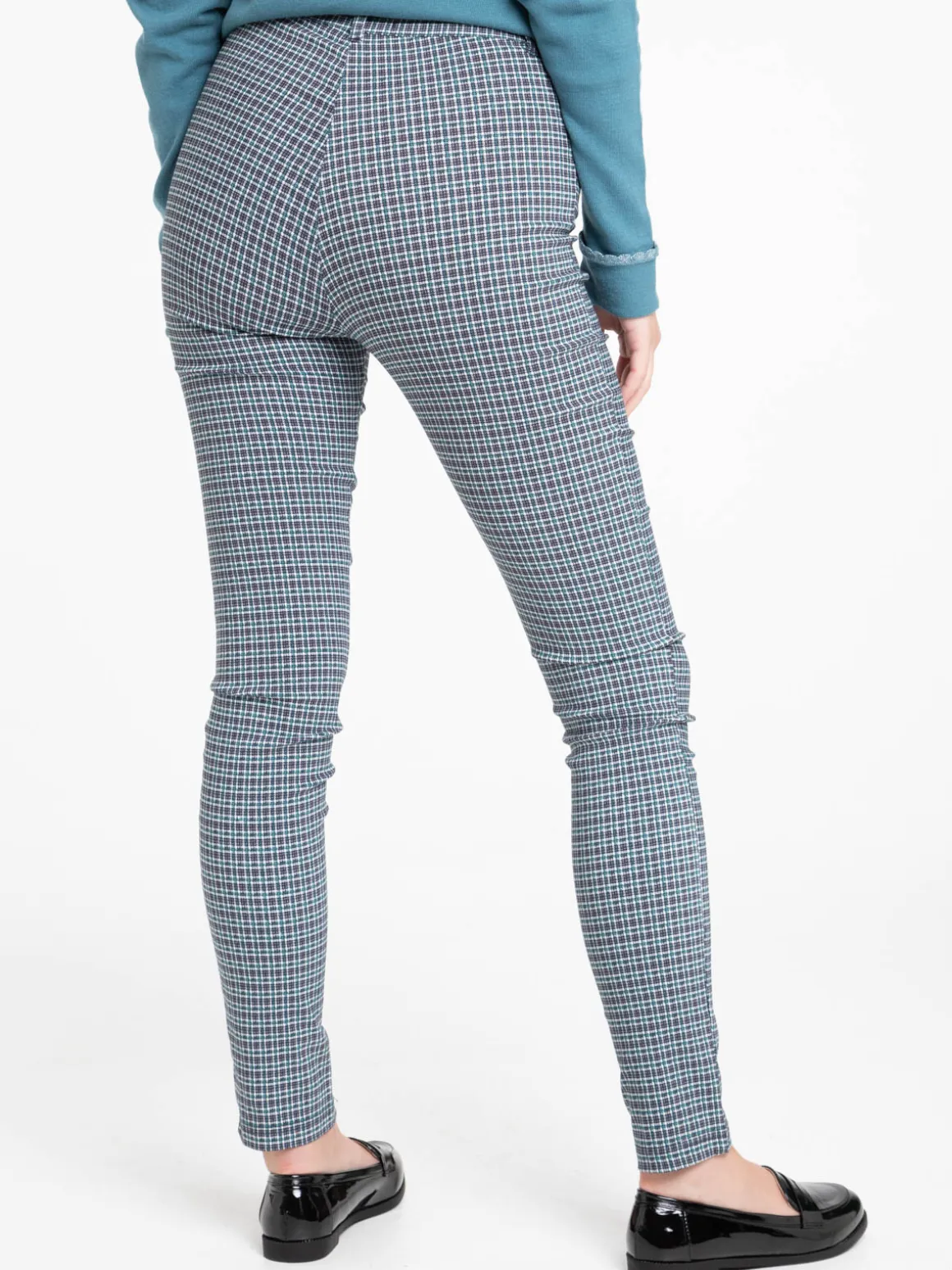 Pantalon à carreaux femme