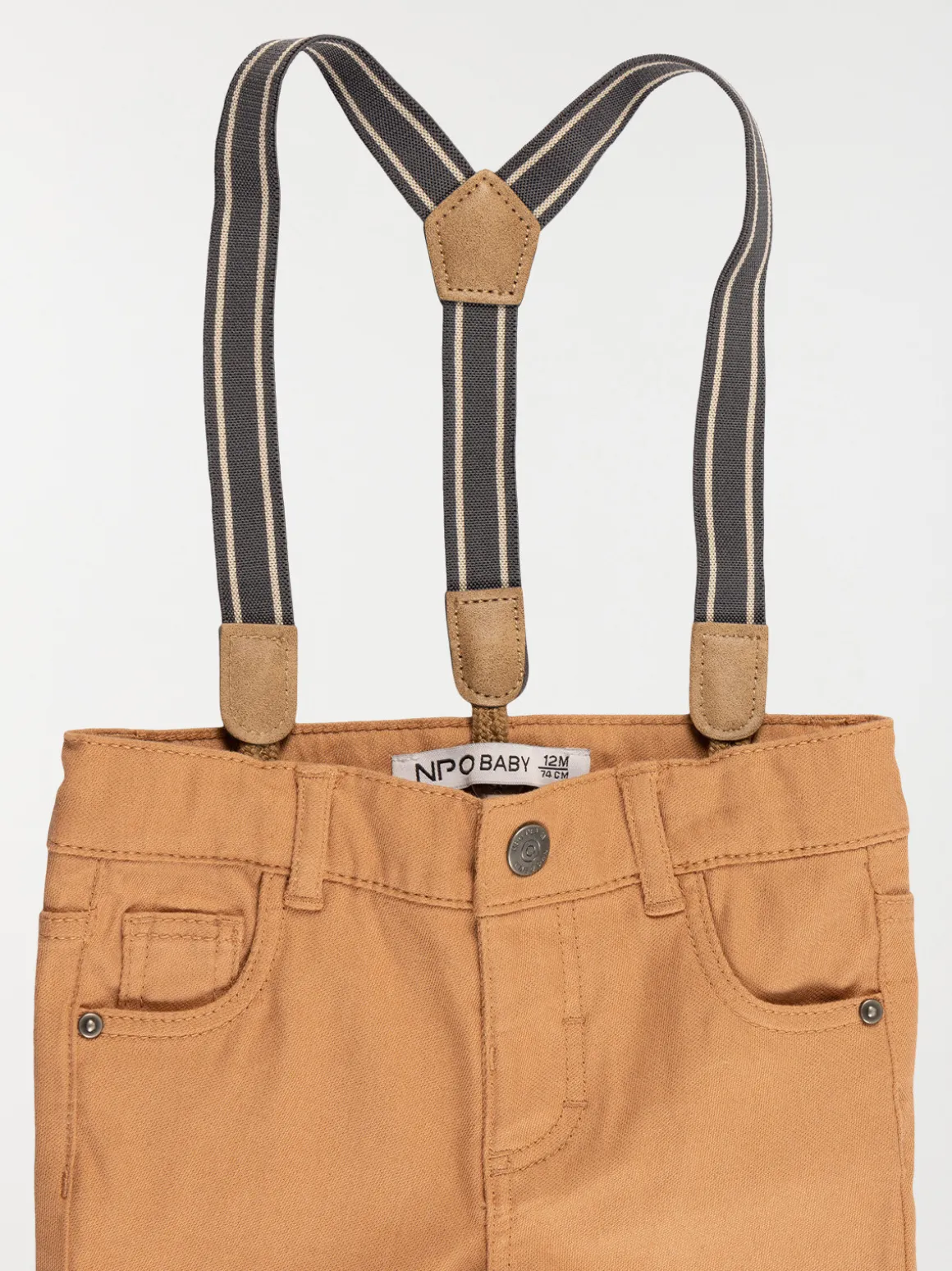 Pantalon avec bretelles garçon (3-36M)