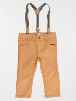 Pantalon avec bretelles garçon (3-36M)