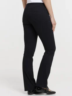 Pantalon bootcut noir femme
