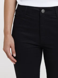 Pantalon bootcut noir femme