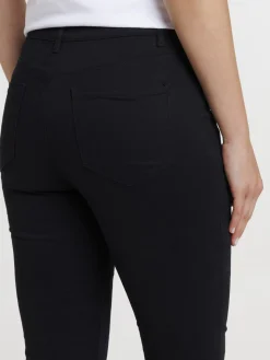 Pantalon bootcut noir femme