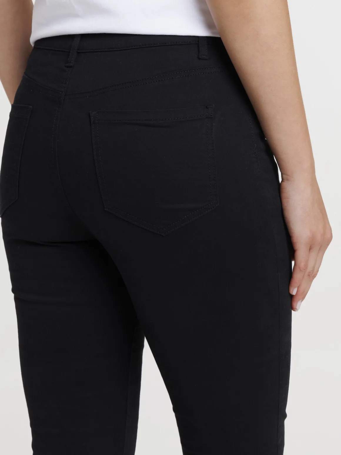 Pantalon bootcut noir femme