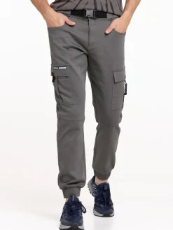 Pantalon cargo avec ceinture homme