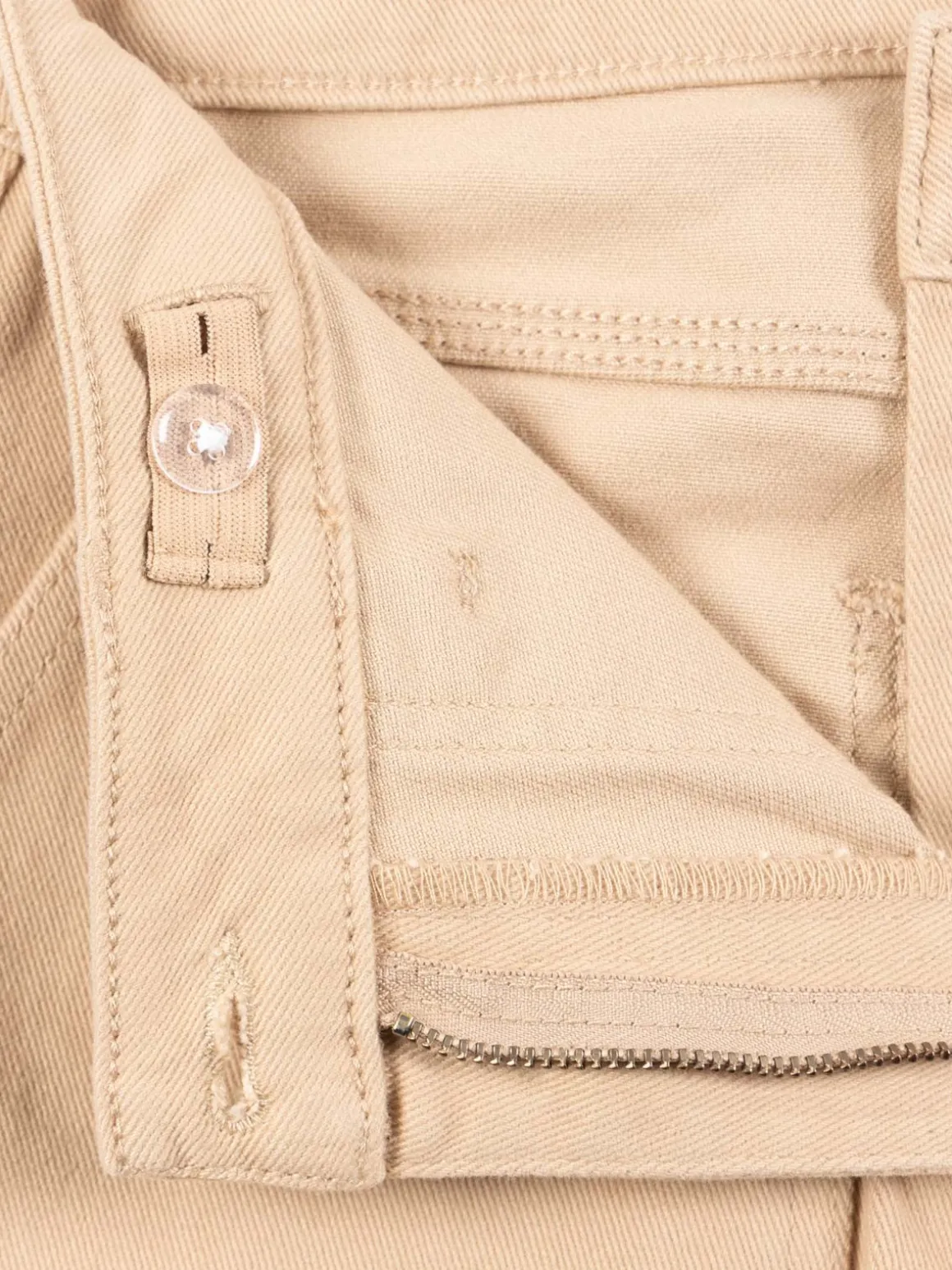 Pantalon cargo camel doux fille (XXS-M)