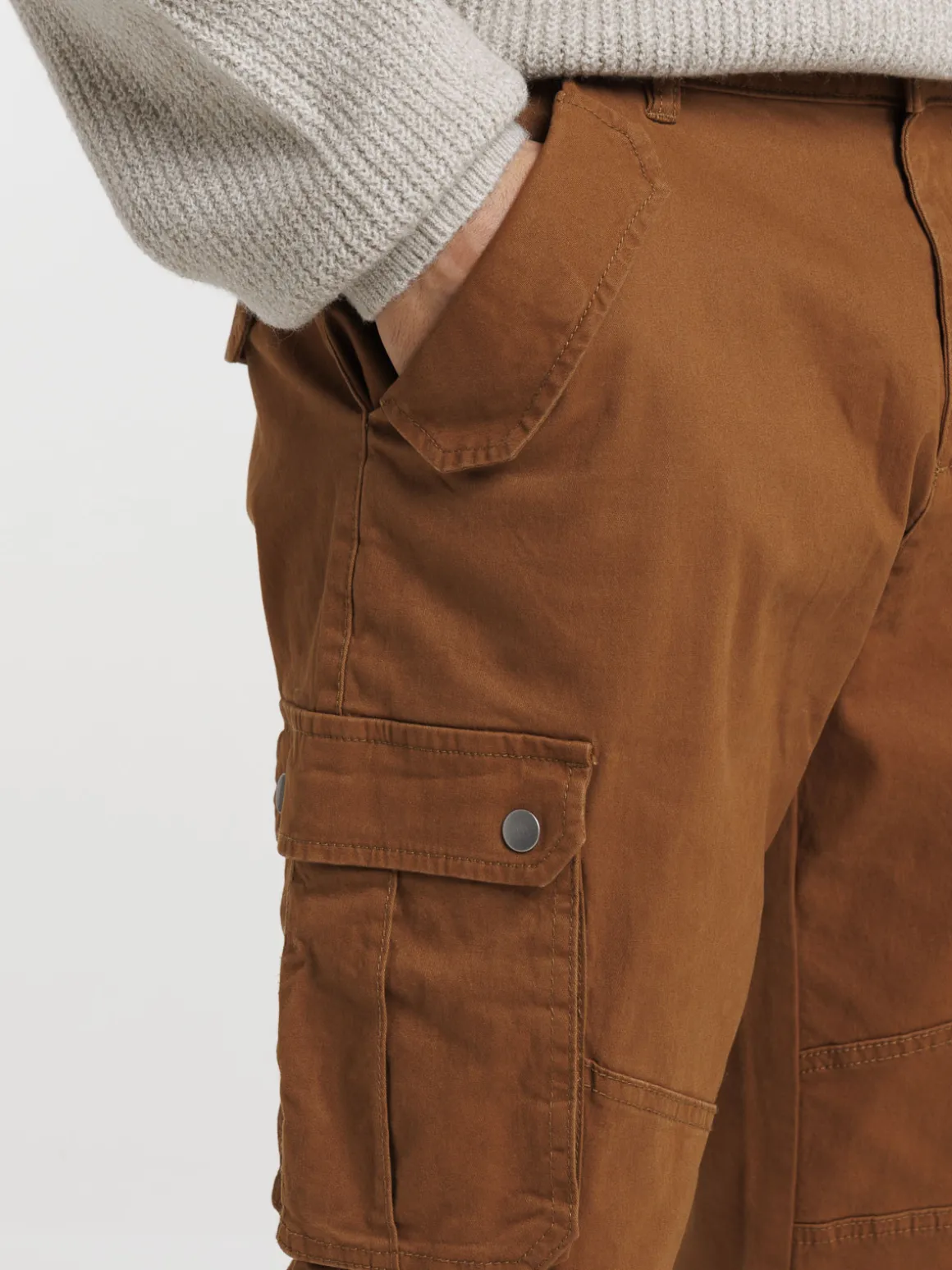 Pantalon cargo coloris expresso homme