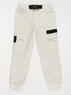 Pantalon cargo écru garçon (3-12A)