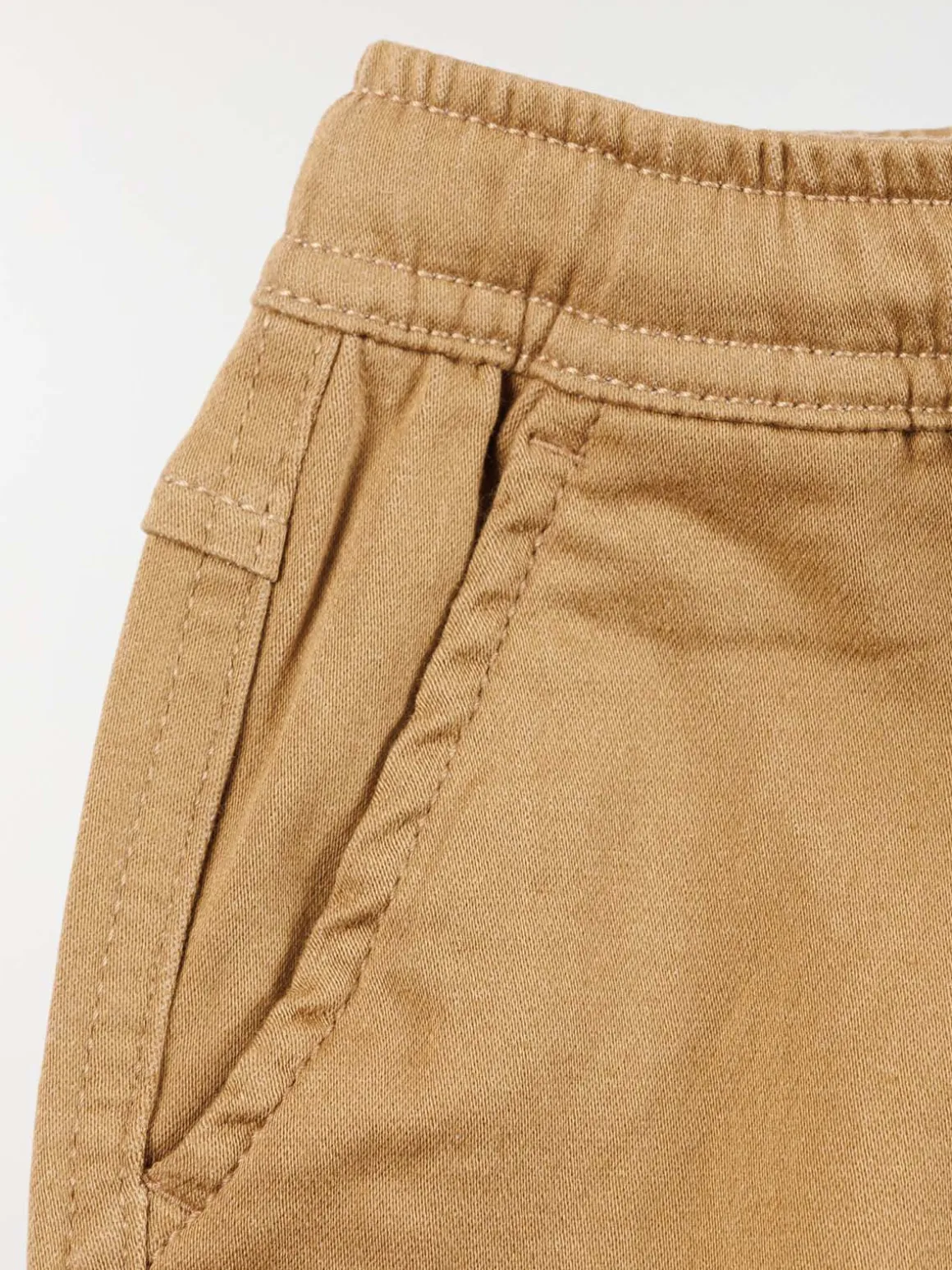Pantalon cargo garçon kraft (3-12A)