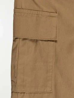 Pantalon cargo garçon kraft (XXS-M)