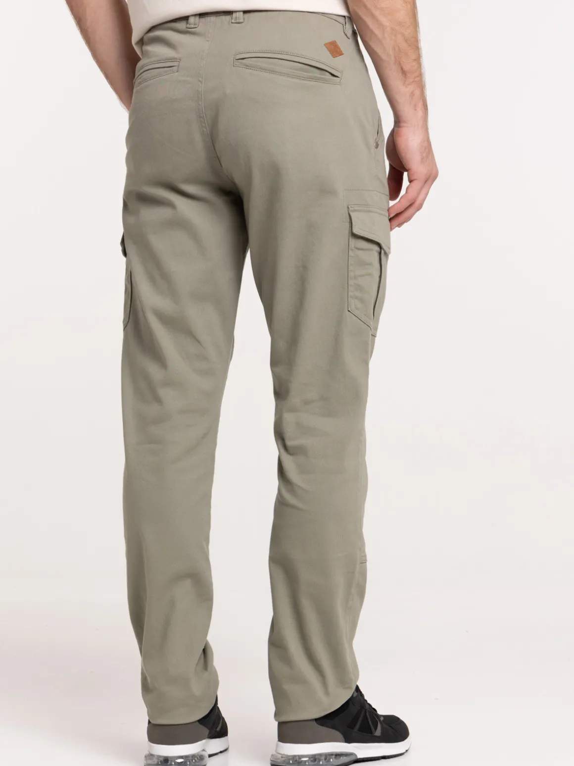 Pantalon cargo homme tilleul