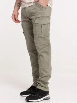 Pantalon cargo homme tilleul