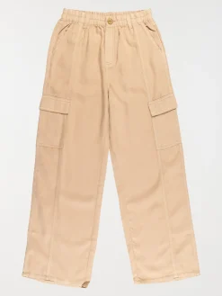 Pantalon cargo large fille (XXS-M)
