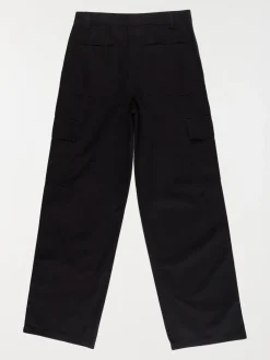 Pantalon cargo noir fille (XXS-M)