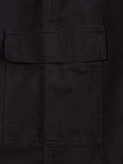 Pantalon cargo noir fille (XXS-M)