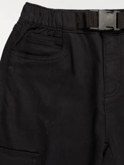 Pantalon cargo noir garçon (XXS-M)