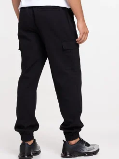 Pantalon cargo noir homme