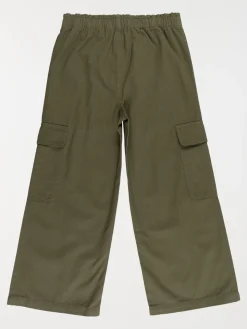Pantalon cargo olivine fille (3-12A)