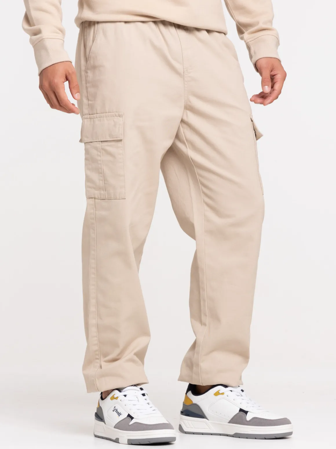 Pantalon cargo sable homme
