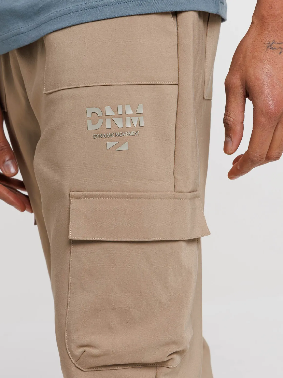Pantalon cargo taille élastique homme