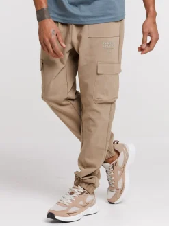 Pantalon cargo taille élastique homme