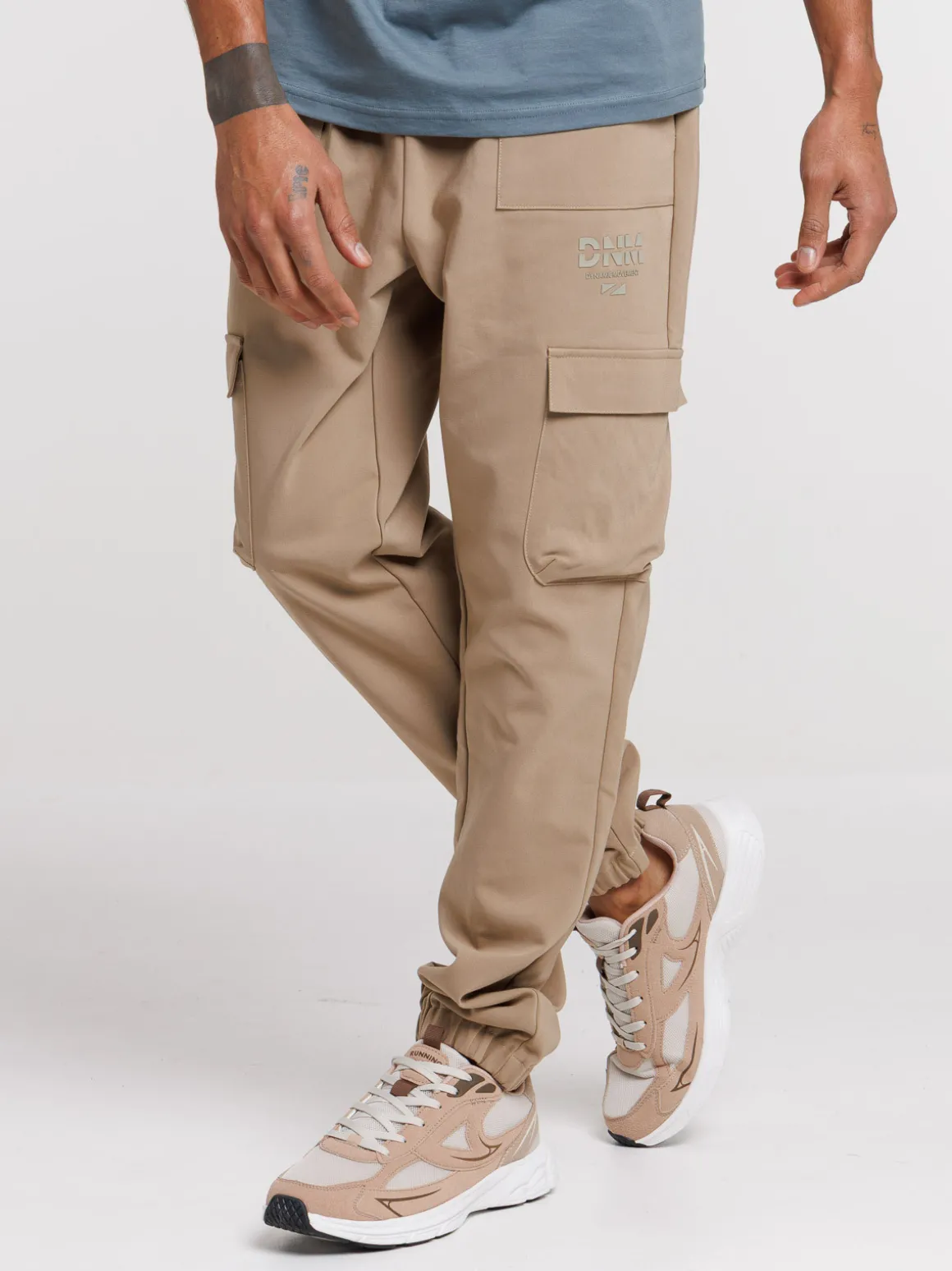 Pantalon cargo taille élastique homme