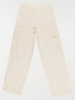 Pantalon cargo uni fille (XXS-M)