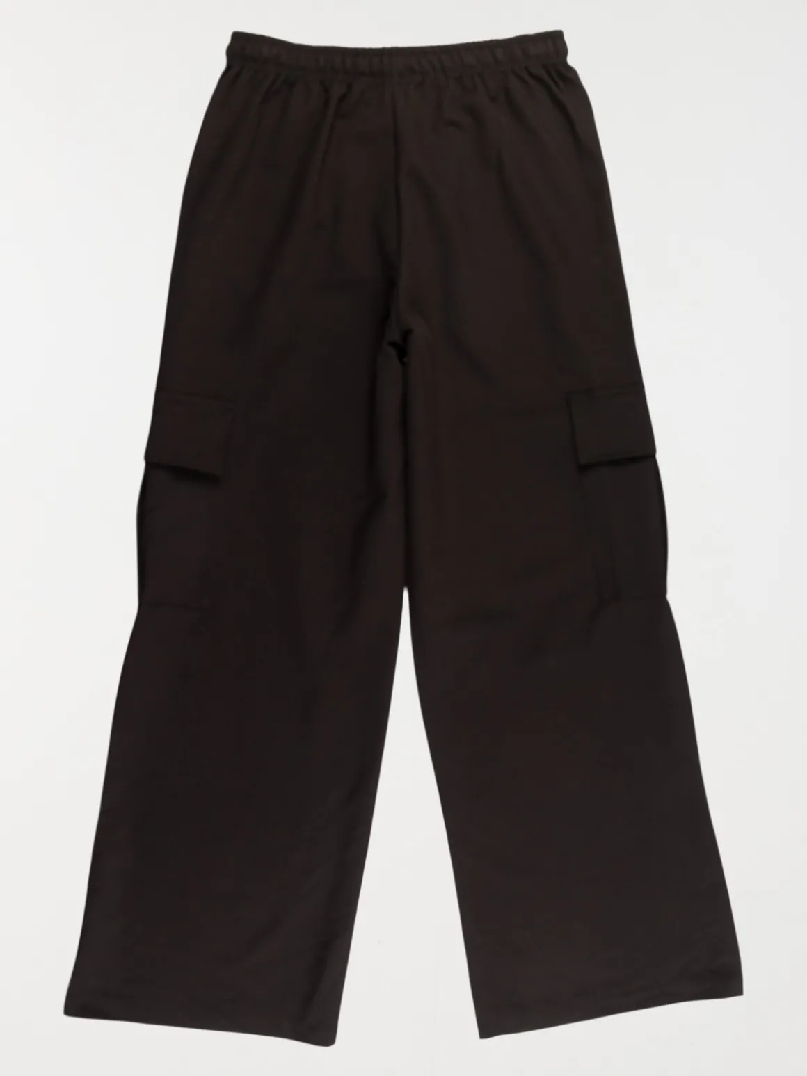 Pantalon cargo uni noir fille (XXS-M)