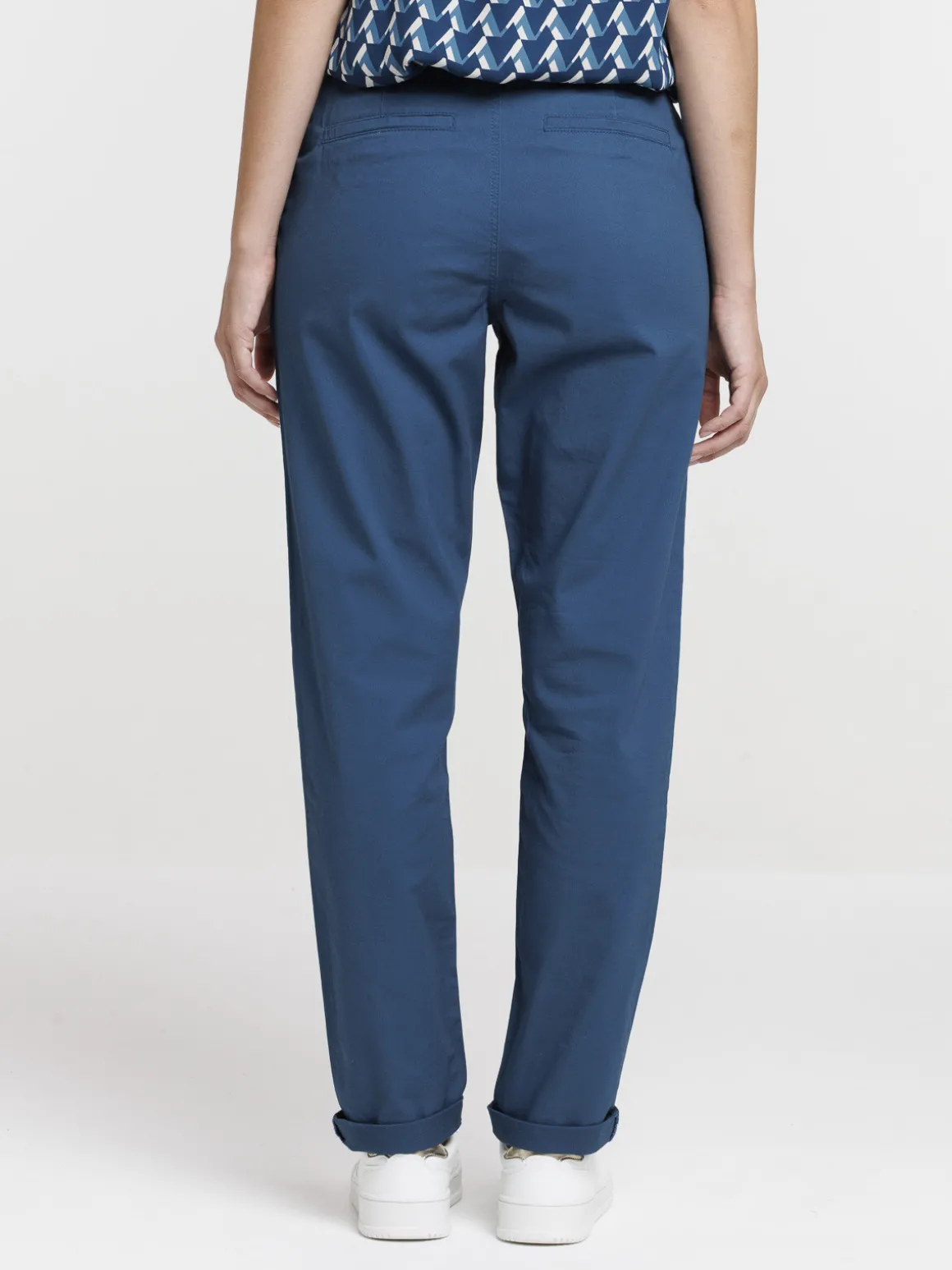 Pantalon chino bleu gipsy femme