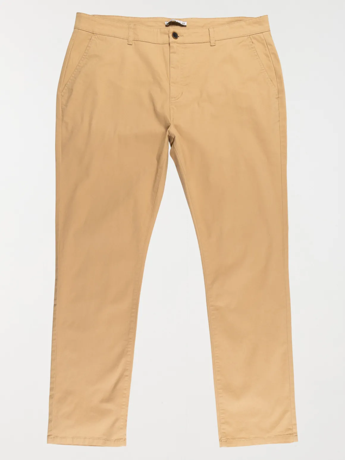 Pantalon chino crème homme grande taille