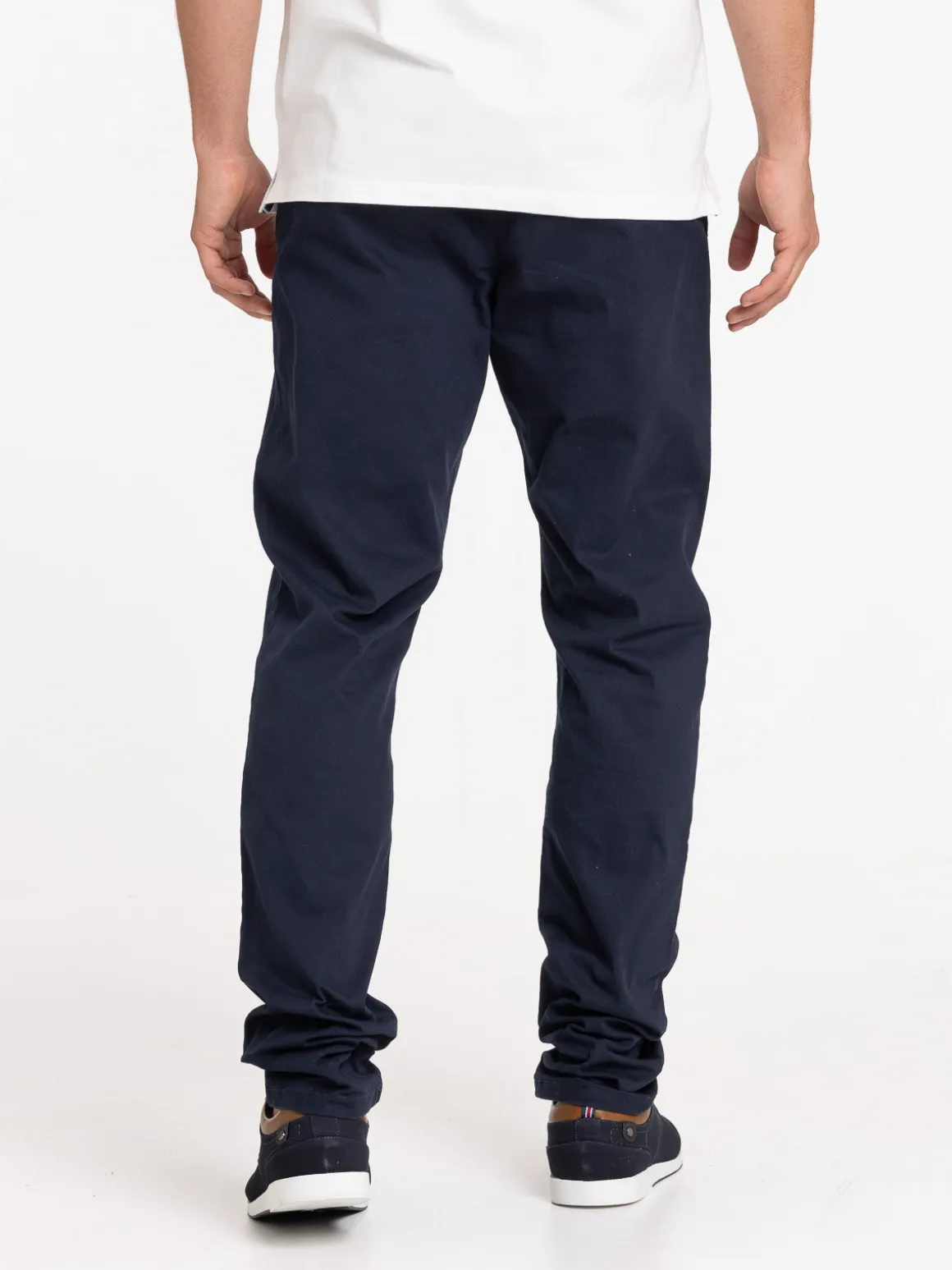 Pantalon chino slim homme marine navy