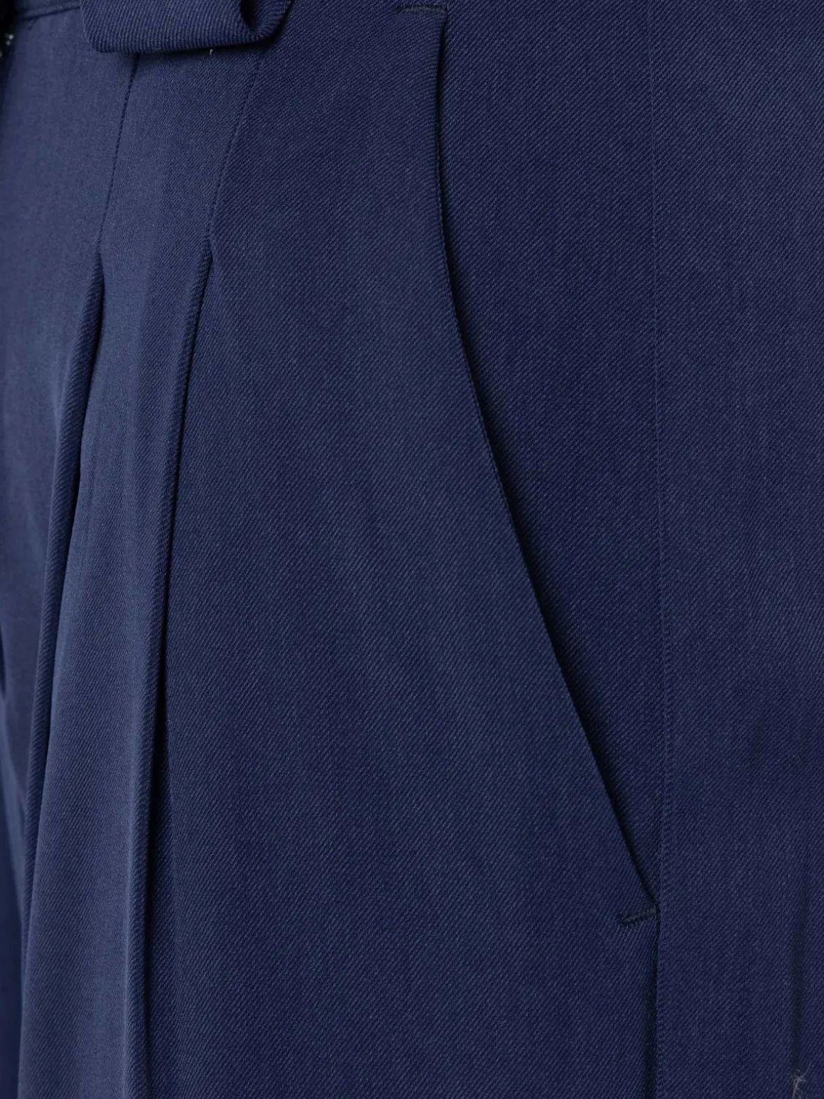 Pantalon coloris nautic blue femme