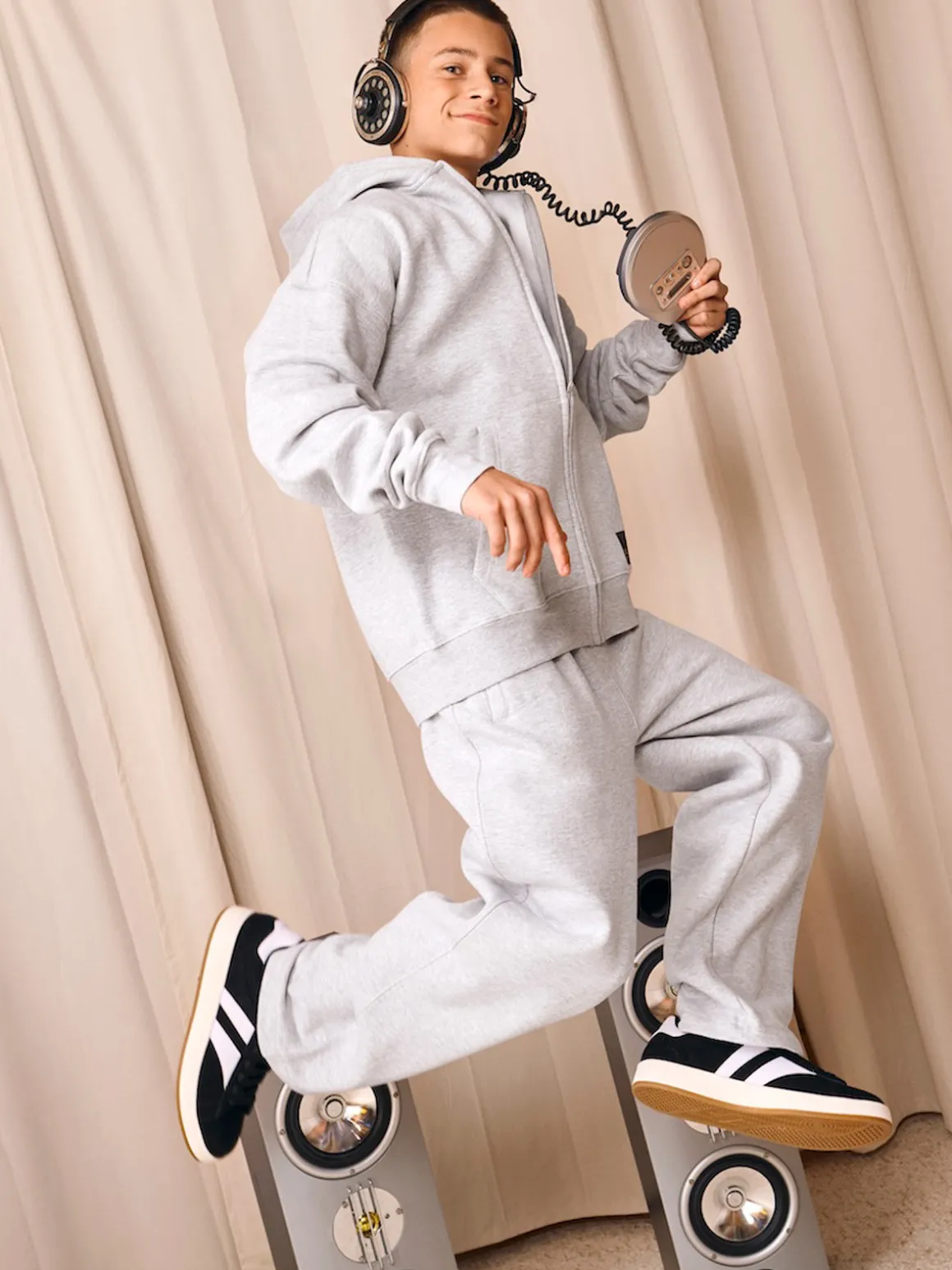Pantalon de jogging large garçon (XXS-M)