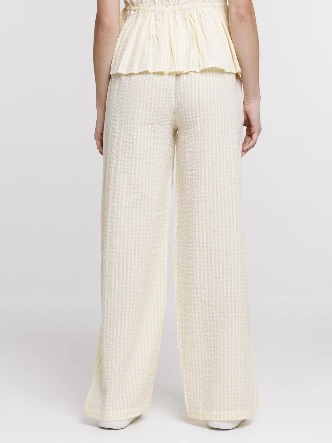 Pantalon de nuit à carreaux femme