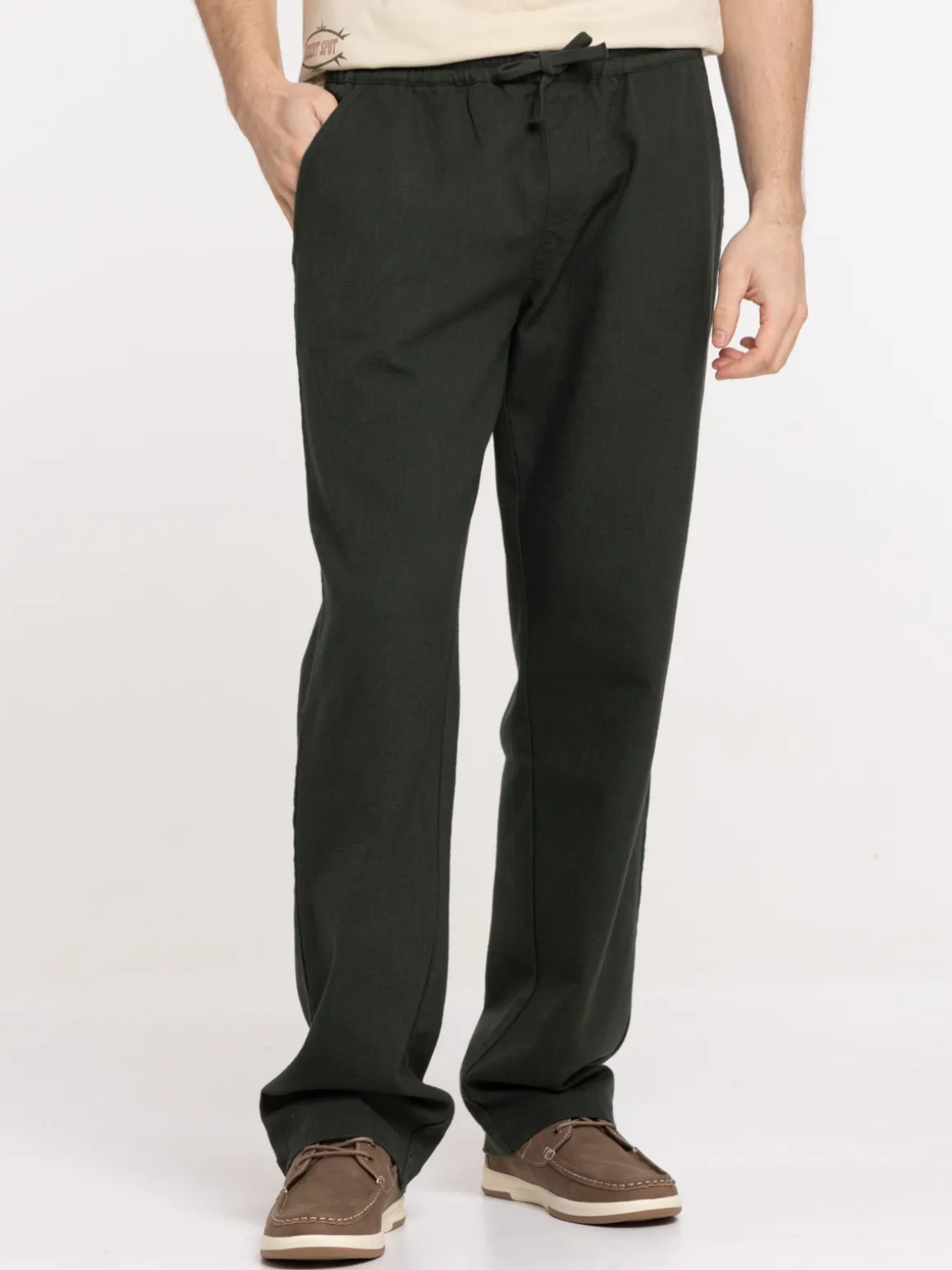 Pantalon empire taille élastiquée homme