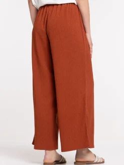 Pantalon femme terre de sienne