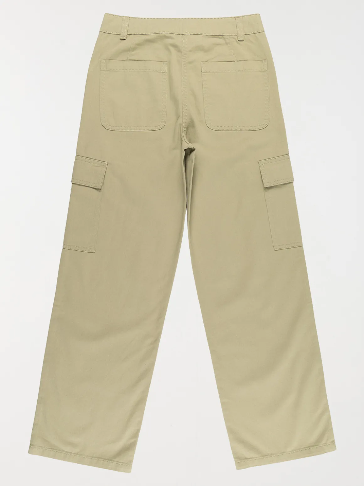 Pantalon fille cargo kaki clair (XXS-M)