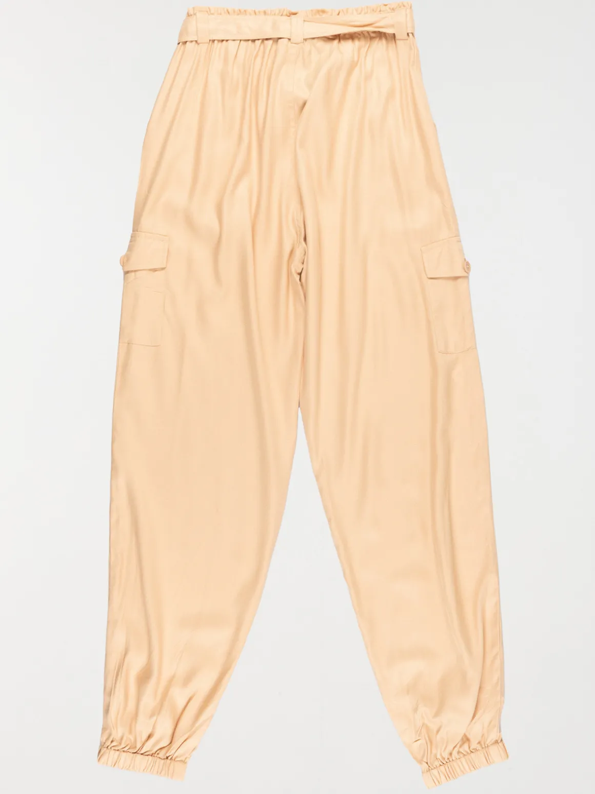 Pantalon fille cargo macadamia (XXS-M)