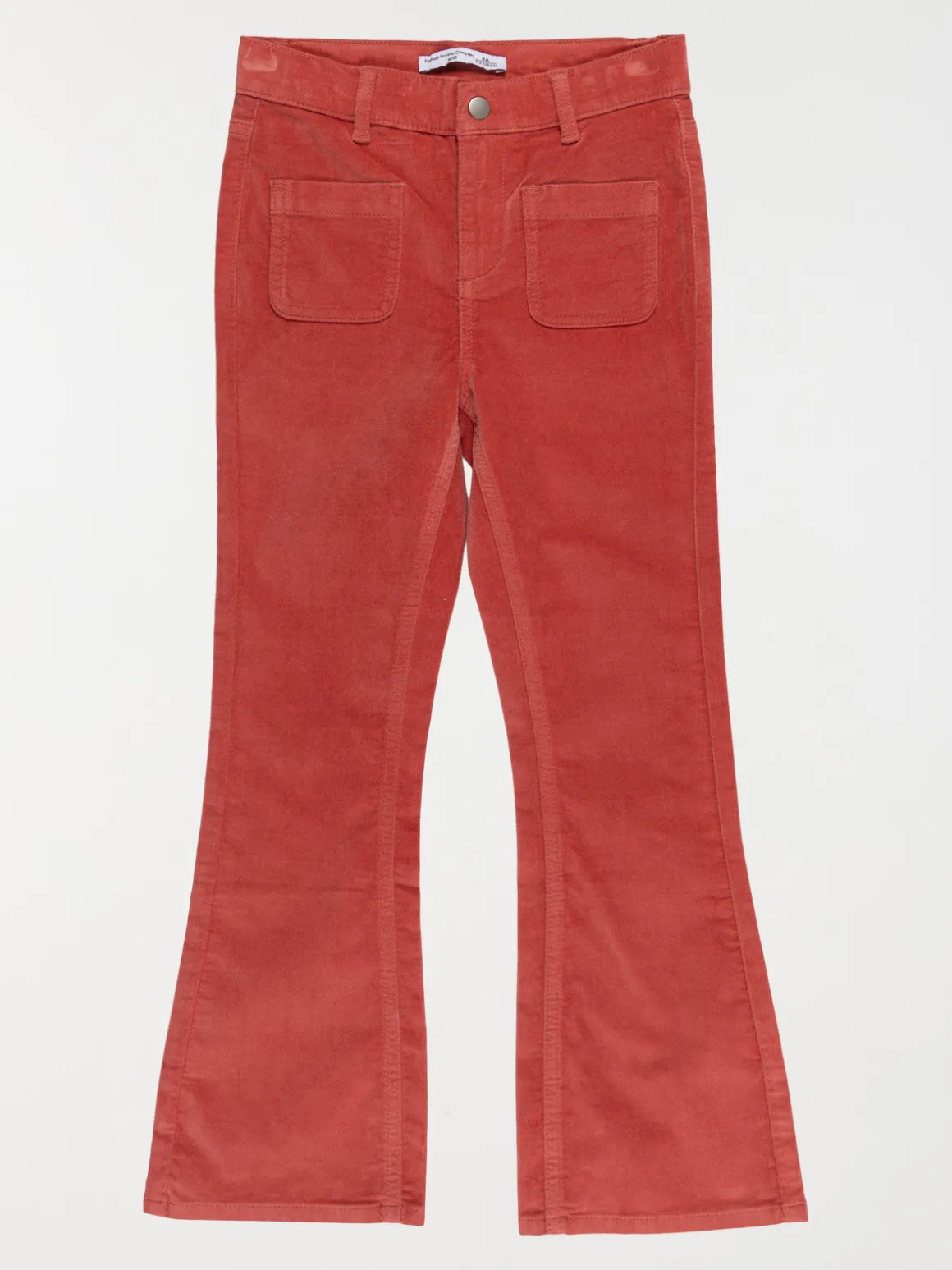 Pantalon flare en velours fille (6-12A)