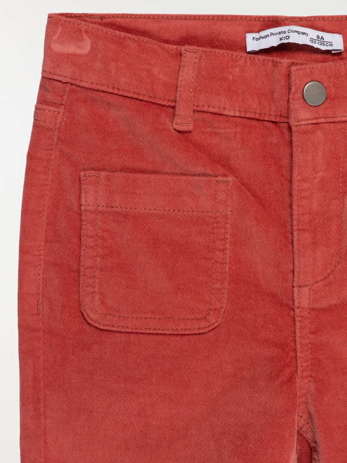 Pantalon flare en velours fille (6-12A)