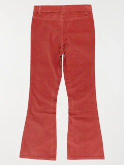 Pantalon flare en velours fille (6-12A)
