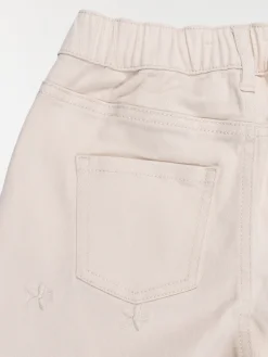 Pantalon fleurs brodées fille (3-12A)