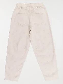 Pantalon fleurs brodées fille (3-12A)